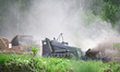 Mine-clearing equipment is demonstrated as part of the ''Future of Demining: Ukraine in Ac...