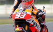 The Spanish rider, Marc Marquez, of Repsol Honda Team, getting his supporters, during the...