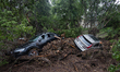 Widespread damage is visible in and around Kerrville, Texas, on July 6, 2025, following a...