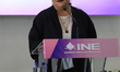 President of the National Electoral Institute, Guadalupe Tadei Zavala, holds a press confe...