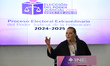 President of the National Electoral Institute, Guadalupe Tadei Zavala, holds a press confe...