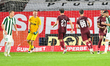 Otto Hindrich is in action during the match between CFR 1907 Cluj and Paksi FC at the Dr C...