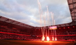 Fireworks launch before the Major League Soccer match between Inter Miami CF and New York...