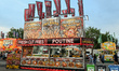 EDMONTON, CANADA - JULY 18:A food booth named The Fry Guys, offering curly fries, fresh-c...