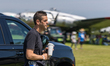 Jared Isaacman and Ghost Squadron interact with guests and fans at Wittman Airport in Oshk...