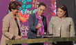 (Left to Right) Director of the Mexican Postal Service (Sepomex) Violeta Giorgina Abreu Go...