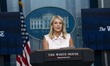 White House Press Secretary Karoline Leavitt speaks during a press briefing with Director...