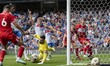 Middlesbrough's Dael Fry taps the ball into the net during the pre-season friendly match b...