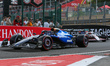 Alexander Albon of Thailand drives the (23) Atlassian Williams Racing FW47 Mercedes during...