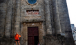 More than 2,000 pilgrims a day arrive in Santiago de Compostela, Spain, on the most releva...
