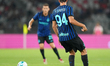 Francesco Pio Esposito of FC Internazionale plays during the friendly match between FC Int...