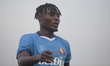Substituted Nduka Junior of Remo Stars walks off the field as Remo Stars, last season's ch...