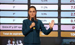 Mexican President Claudia Sheinbaum Pardo speaks at the press conference for the ''My Righ...
