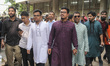 Candidates from different panels campaign on the Dhaka University campus ahead of the upco...