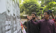 Candidates from different panels campaign on the Dhaka University campus ahead of the upco...