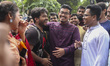 Candidates from different panels campaign on the Dhaka University campus ahead of the upco...