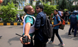 Engineering students clash with police as they march towards the Chief Adviser's residence...