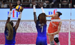 Mengjie Wu #1 of China is in action during the FIVB Volleyball Women's World Championship...