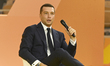 Jordan Bardella, President of the French far-right Rassemblement National (National Rally)...