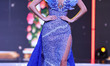 Spain's Lorena Ruiz walks the ramp during the grand finale of the Miss Teen International...
