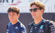 George Russell and Alexander Albon participate in the Formula 1 PIRELLI Gran Premio d'Ital...