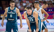 Luka Doncic plays during the FIBA EuroBasket match between Israel and Slovenia in Katowice...