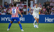 Sandie Toletti of Real Madrid CF plays with the ball during the Liga F Moeve football matc...