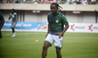 Ademola Lookman of the Super Eagles warms up during the 2026 FIFA World Cup Qualifier matc...