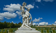 POTSDAM, GERMANY – SEPTEMBER 7:One of many marble statues in the terraced gardens of Sans...