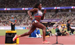 Victoria Ohuruogu (GBR) competes in her 400m semi-final during the World Athletics Champio...