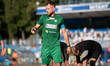 Krystian Wrona plays during the game between Hutnik Krakow and Rekord Bielsko-Biala in Kra...