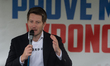 Dr. Martin Vincentz, chair of the AFD NRW party, opens the dialogue during the ''Prove Me...