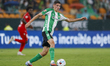 Sergi Altimira of Real Betis controls the ball during the La Liga EA Sports match between...