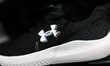 Under Armour shoe is seen at the store in Krakow, Poland on October 1, 2025. 