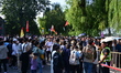 A large number of tourists visit the ancient imperial garden of the Summer Palace in Beiji...