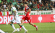 Nadiem Amiri of Mainz attacks with the ball. Omonoia plays against Mainz for the League Ph...