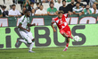 Armindo Sieb of Mainz passes the ball. Omonoia plays against Mainz for the League Phase of...