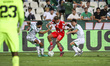 Armindo Sieb of Mainz tries to control the ball. Omonoia plays against Mainz for the Leagu...