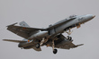 The McDonnell Douglas EF-18M Hornet aircraft of the Spain Air Force participates in the Ta...