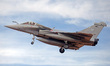 A French Air Force Rafale C lands at Los Llanos airport during the Tactical Leadership Pro...