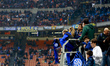 A general view of Giuseppe Meazza Stadium, also known as San Siro, prior to the Serie A ma...