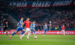 Angel Rodado plays during the game between Wisla Krakow and Ruch Chorzow in Krakow, Poland...
