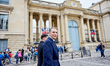 French far-right Rassemblement National (RN) party spokesperson and MP Laurent Jacobelli i...