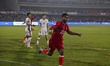 Shamit Shome celebrates after scoring a goal during the third round of the Asian Cup quali...
