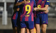 Alexia Putellas of F.C. Barcelona celebrates after scoring the goal of 0-3 during the Wome...