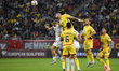 Andrei Burca and Vlad Dragomir of Romania play during the FIFA World Cup 2026 qualifier ma...