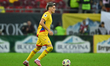 Ianis Hagi of Romania is in action during the FIFA World Cup 2026 qualifier match between...
