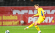 Razvan Pascalau is in action during the UEFA 2027 Under-21 EURO Qualifying Round, Group A,...