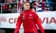 Peter Barath is seen during the game between KS Cracovia and Rakow Czestochowa in Krakow,...