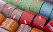 Colorful bangles are sold for the upcoming festival of Diwali in Brampton, Ontario, Canada...